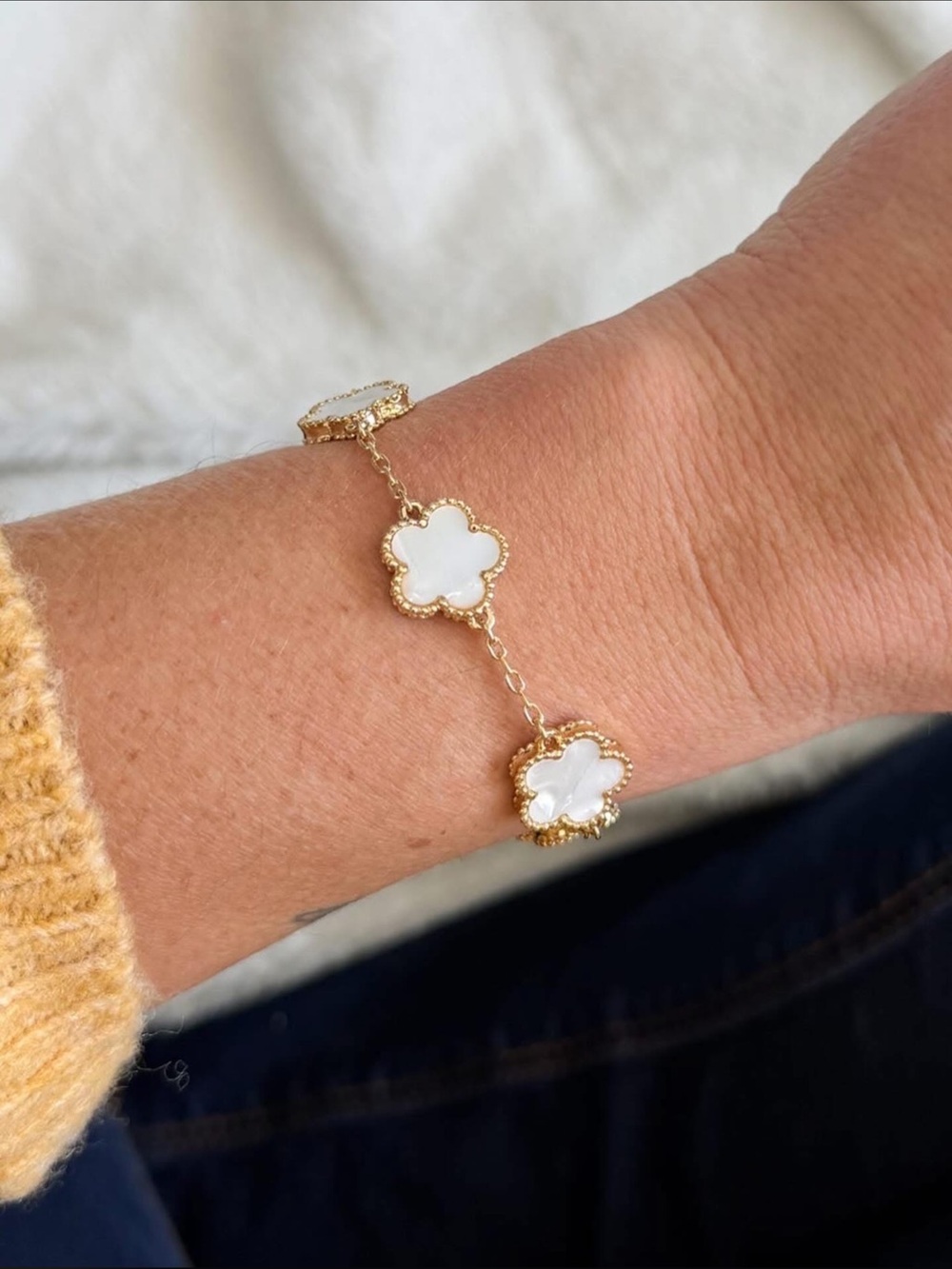 Park lane ivy white bracelet